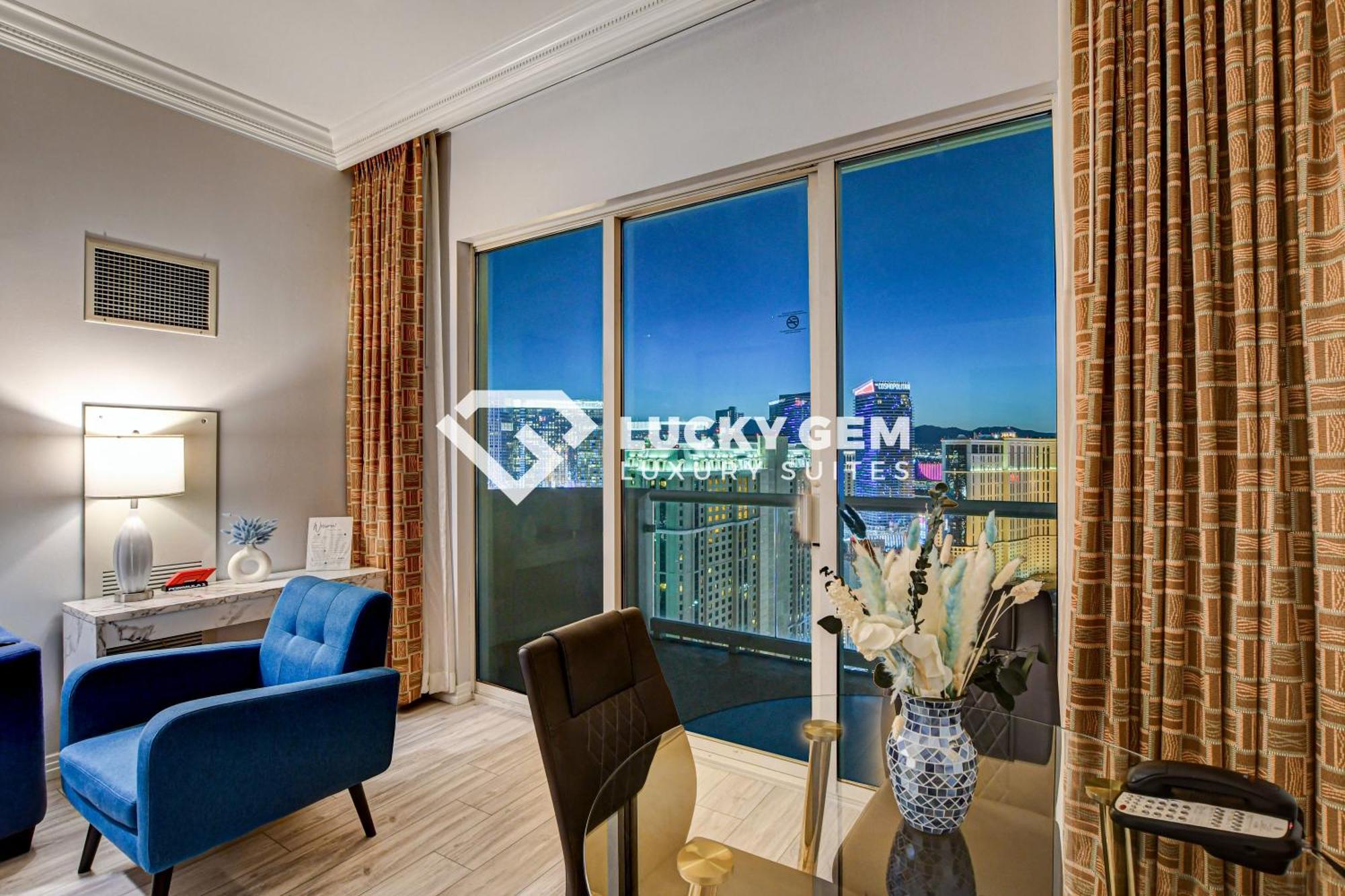 Lucky Gem Penthouse & Luxury Suites At Signature Resort, Balcony Strip View 3505 Лас Вегас Екстериор снимка
