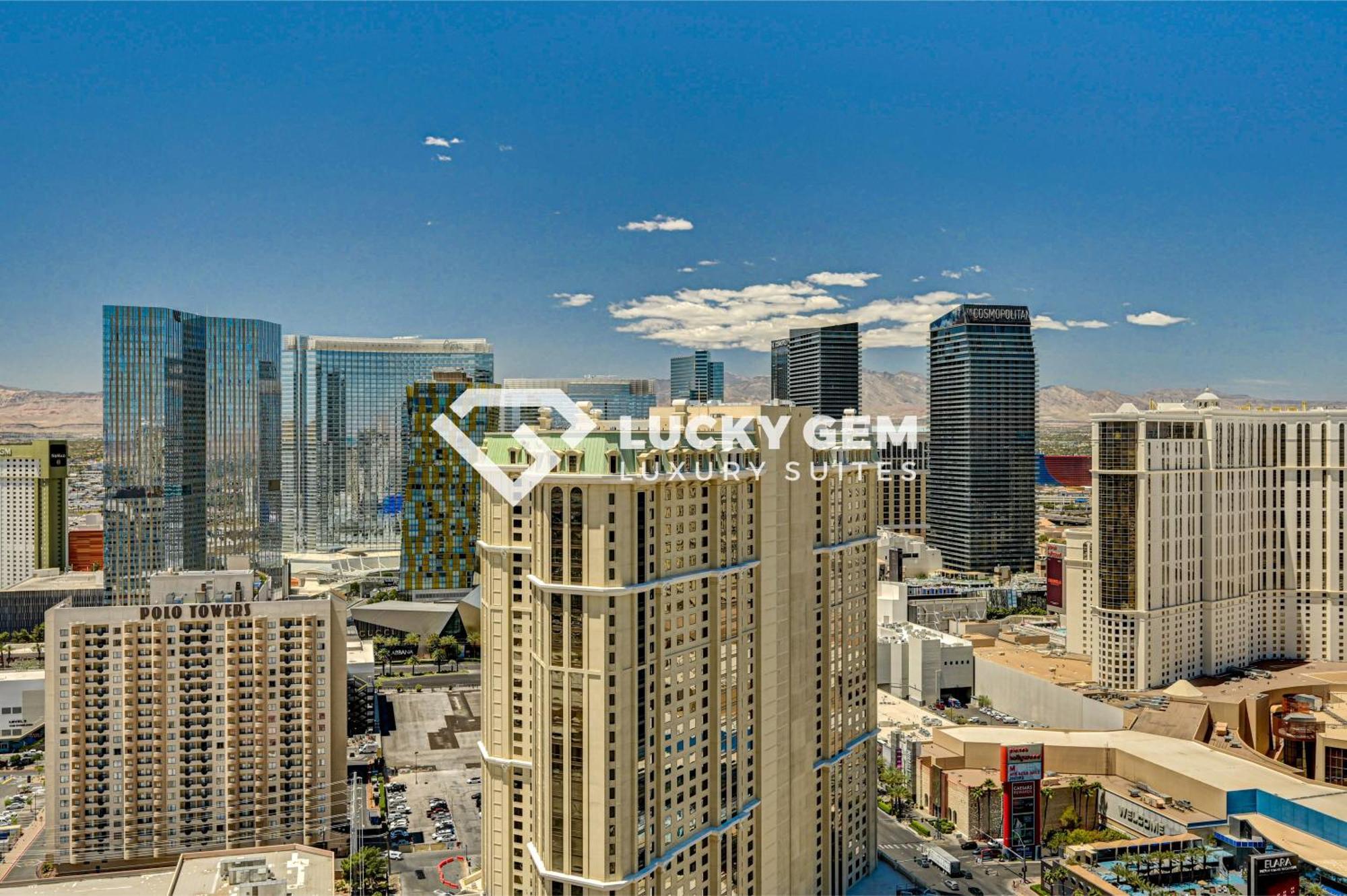 Lucky Gem Penthouse & Luxury Suites At Signature Resort, Balcony Strip View 3505 Лас Вегас Екстериор снимка