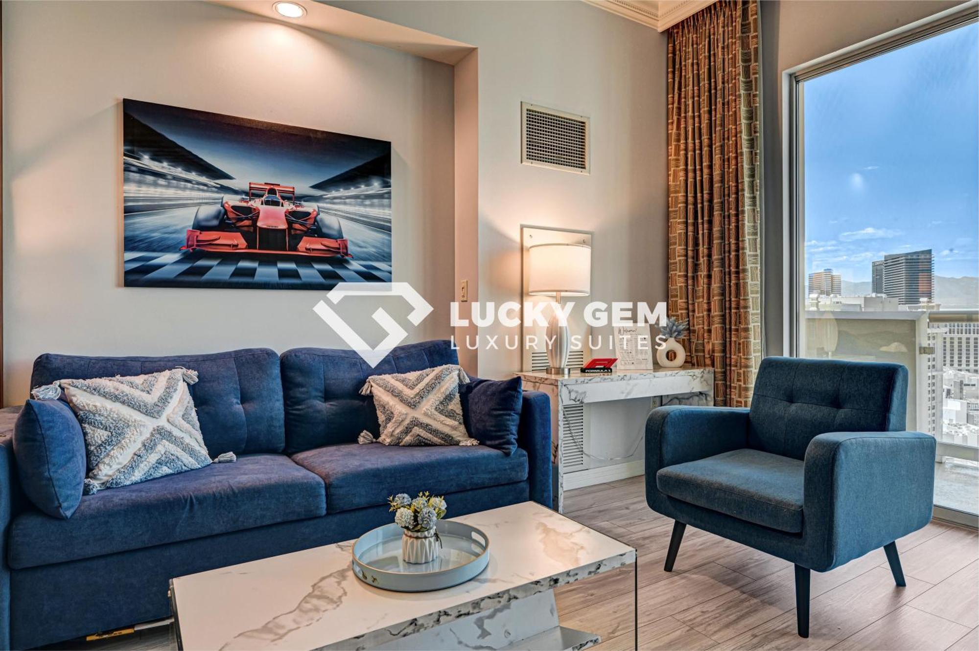 Lucky Gem Penthouse & Luxury Suites At Signature Resort, Balcony Strip View 3505 Лас Вегас Екстериор снимка