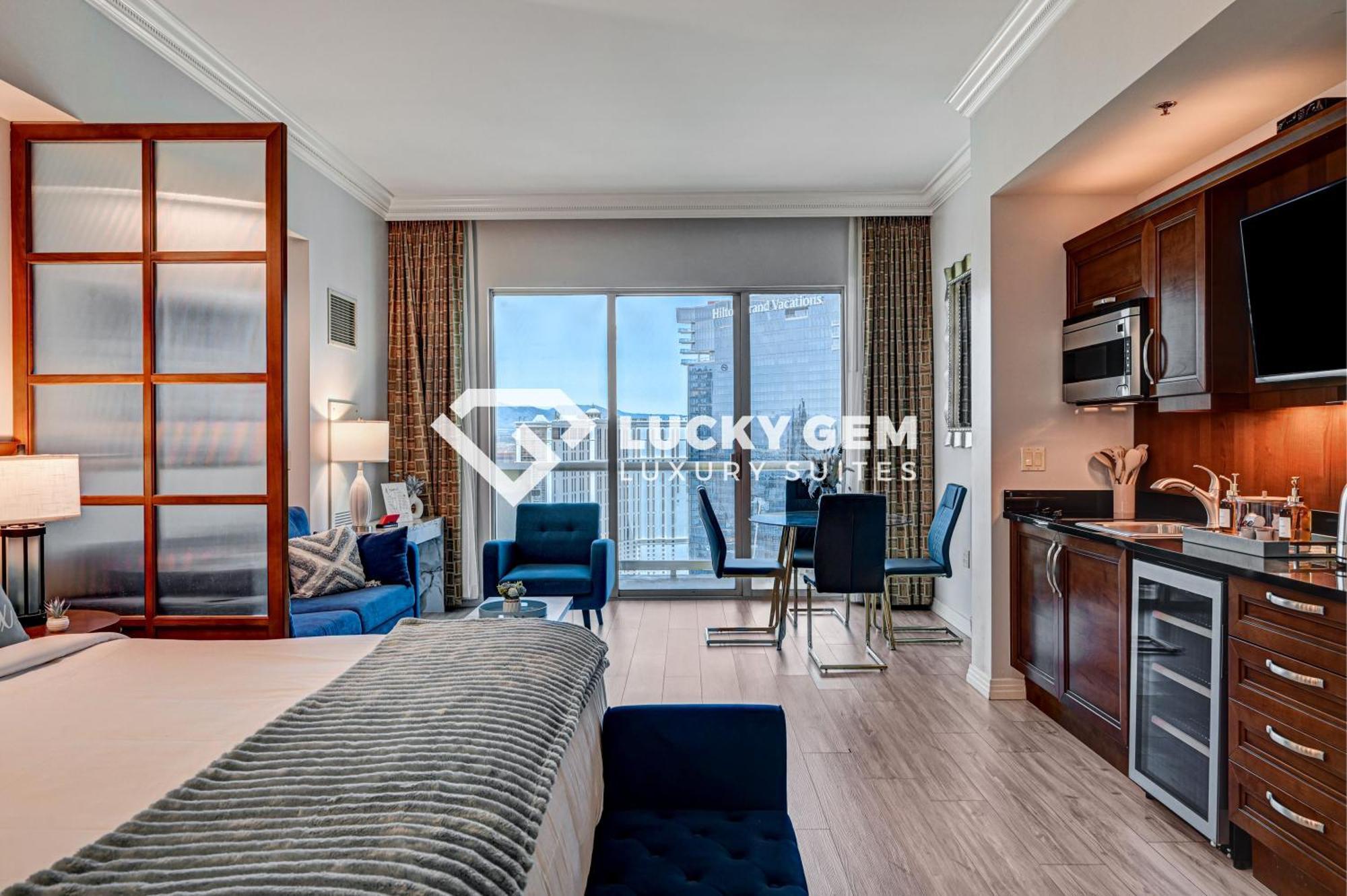 Lucky Gem Penthouse & Luxury Suites At Signature Resort, Balcony Strip View 3505 Лас Вегас Екстериор снимка